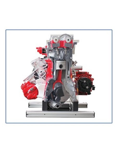 IVDD-CR02 Modelo Seccionado de Motor Diesel Common Rail DOHC