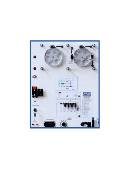 MSABS / ASR 1 Simulador y Tablero de Entrenamiento del Sistema de Frenos ABS / ASR 5.3 BOSCH