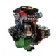 AE35220 C Motor a Gasolina Fiat com Carburador + Caixa de Engrenagens (Suporte com Rodas) - Elétrico