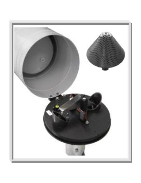 PL400R-B Pluviómetro Calefactado con 400cm2 (Señal Salida: 4-20mA)