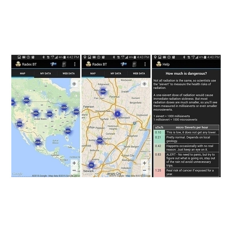 Advanced Bluetooth Geiger counter