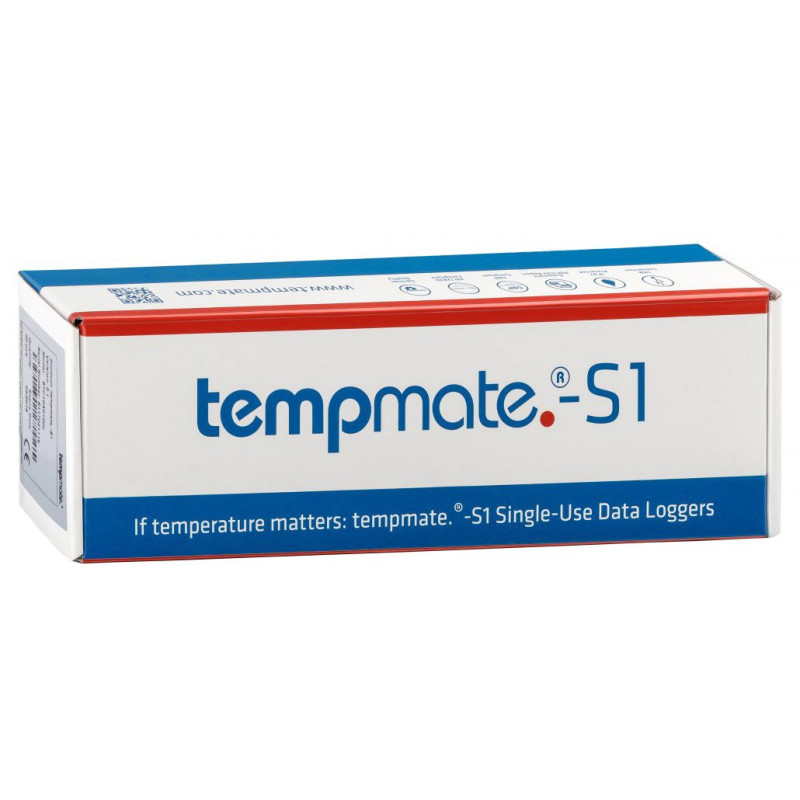 Tempmate.®-S1-V2 Registrador USB Temperatura de un solo uso