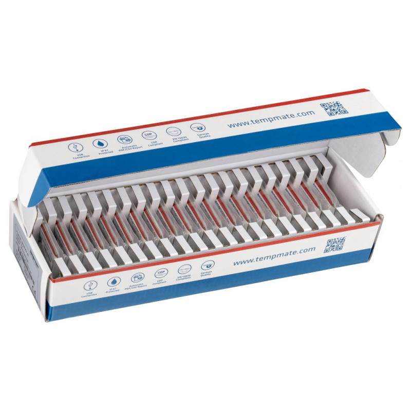 Tempmate.®-S1-V2 Registrador USB Temperatura de un solo uso