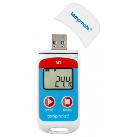 Tempmate-M1 Registrador Temperatura con Display e Análise PDF