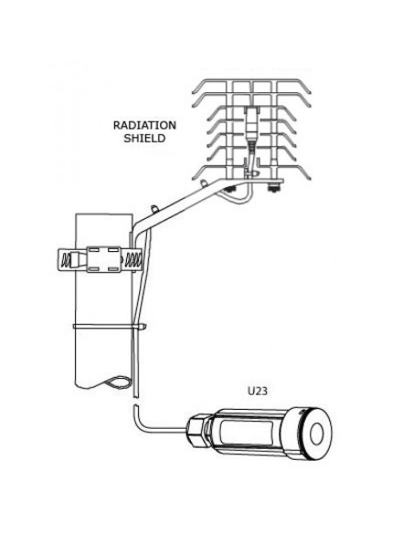 RS3-B Solar Radiation Shield (assembled)