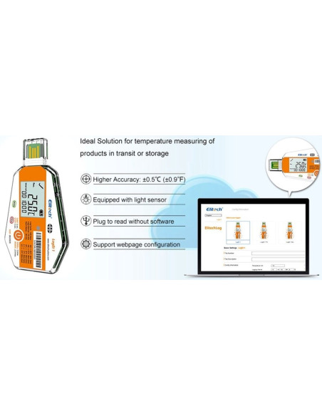 LogEt 1 BIO de uso único - Data Logger de temperatura PDF