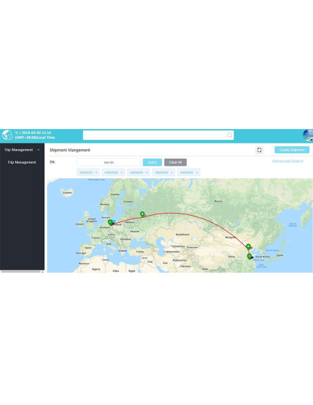 Glog-5 Registrador de datos IoT de un solo uso