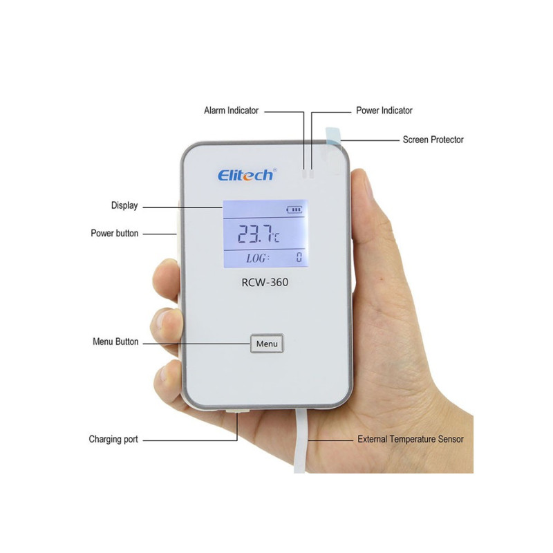 RCW-360 Wifi Data Logger for Temperature and Humidity - Remote Monitor: Cloud Data Storage