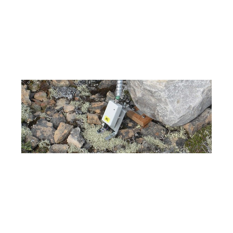 Prototipo MICRO-PAM instalado cerca de las instalaciones de investigación de la Base Scott, Ross Island, Antártida.