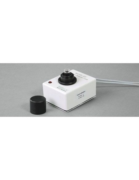 WATER-ED, the emitter-detector unit of WATER-PAM CUVETTE version with round fluorescence cuvette