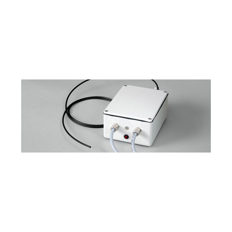 FIBER version of WATER-PAM. Emitter-detector unit WATER-EDF with optical fiber.