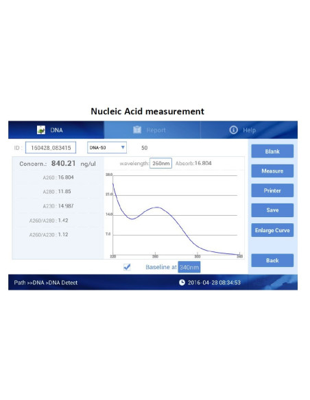 SPECTRO-NANO3 micro espectrofotómetro