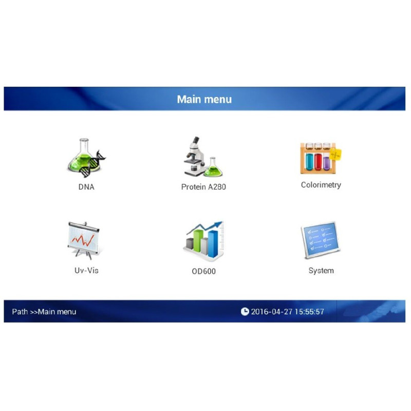 SPECTRO-NANO3 micro espectrofotómetro
