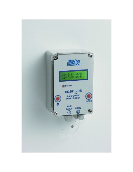 Registrador de dados para medidor de chuva Delta Ohm