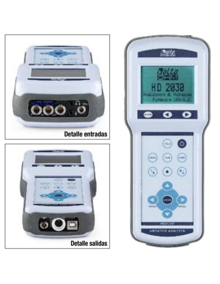 HD2030 Analizador de Vibraciones de Cuatro Canales