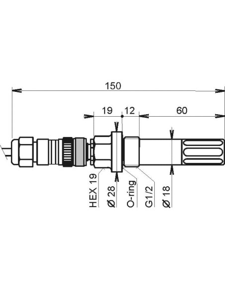 H3021P Transmitter for Compressed Air (temperature and humidity regulator)