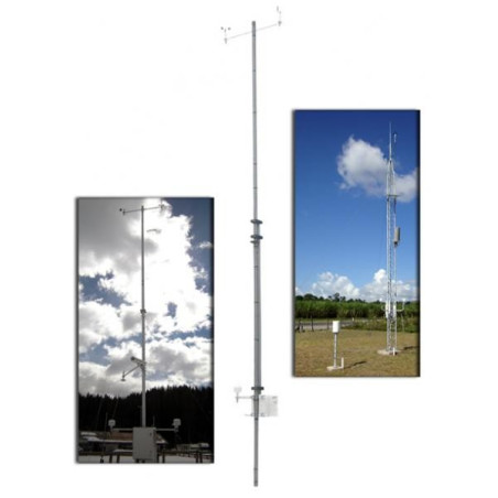 Kit Estação Meteorológica com Mastro de 10m ST.WMO