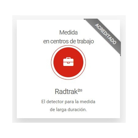 Radtrak²®-Work para Medidas de larga exposición de Radón en centros de trabajo