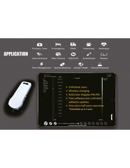 AO-C10T-3-in-1 Escáner de Ultrasonido inalámbrico - 5G