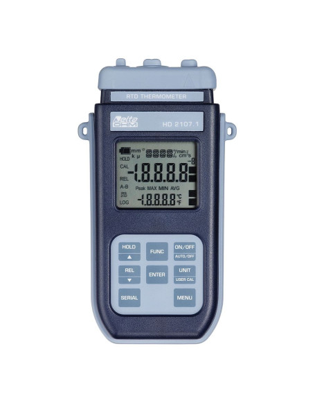 HD2107.1 Portable Thermometer Pt100 (-200ºC to +650ºC) without Data Logger