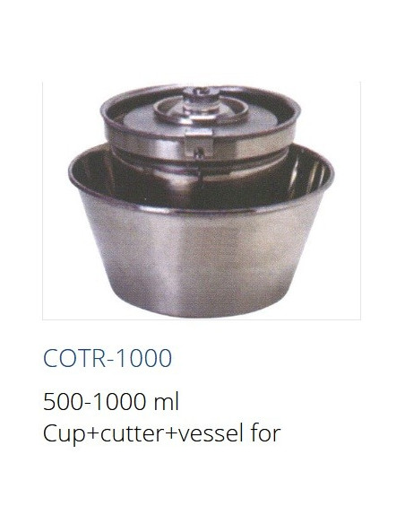 COTR-1000  500-1000 ml Cup+cutter+vessel for homogenizer