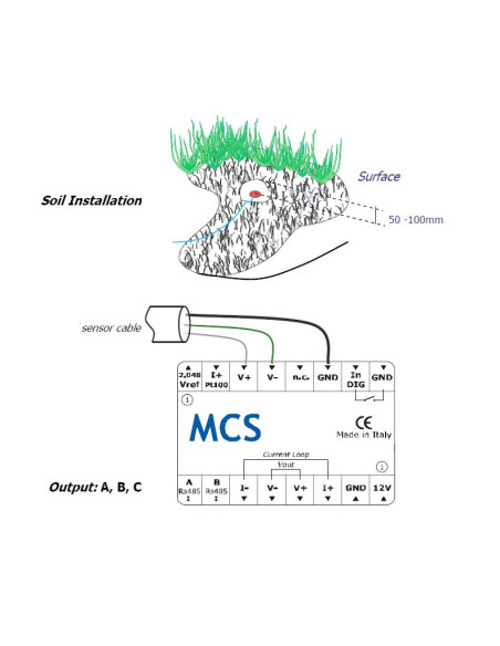 SFT Heat Flux Sensor for Soil