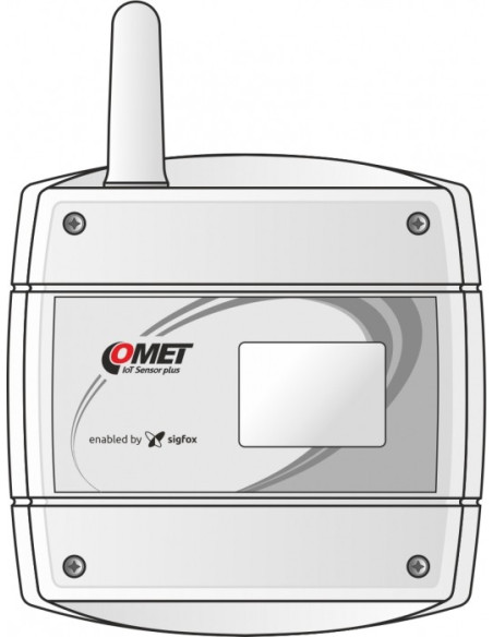 W8810 IoT sem fio de Temperatura e CO2, alimentado por Sigfox