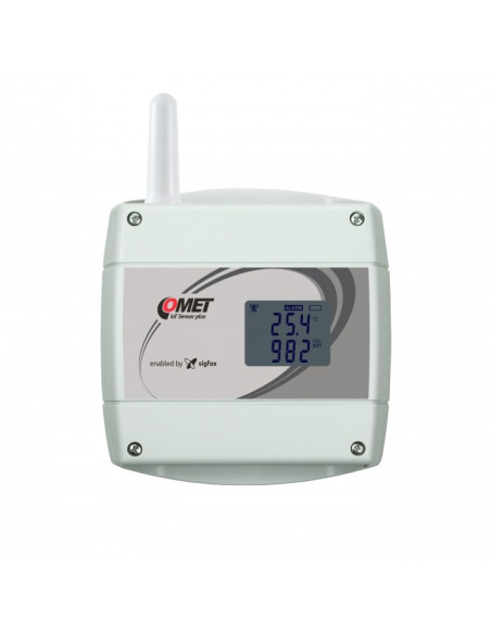W8810 IoT sem fio de Temperatura e CO2, alimentado por Sigfox