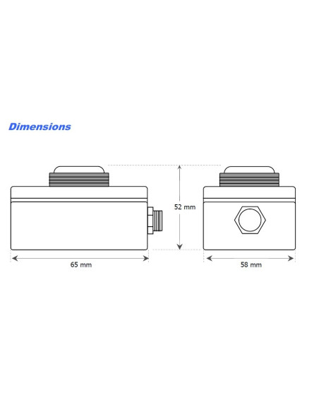 LUX-B Luxómetro 0 ÷ 200klux con salida 4-20mA