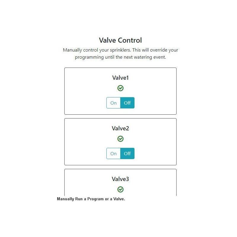 VG-SPRINKLER VegeSprinkler - Controlador de válvula de irrigação WiFi (4 válvulas)