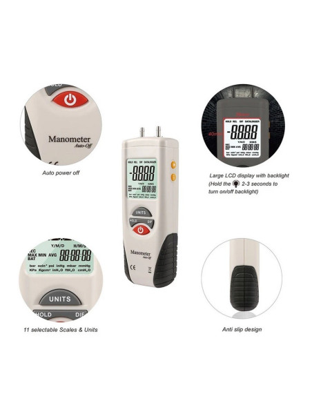 AO-HT-1890 Digital Manometer