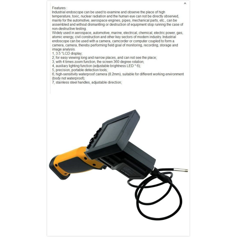 AO-HT-660 Boroscopio de Video Portátil