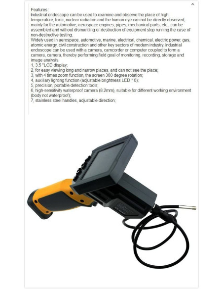 AO-HT-660 Boroscopio de Video Portátil