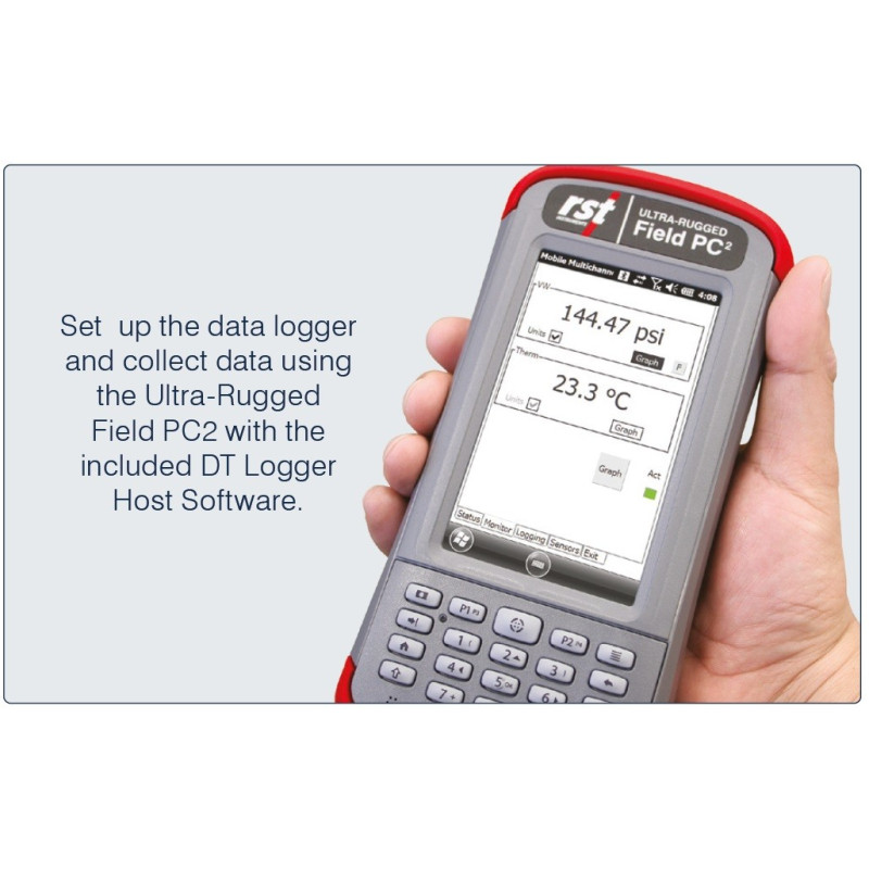 DT2011B Registrador de dados de fio vibratório de canal único