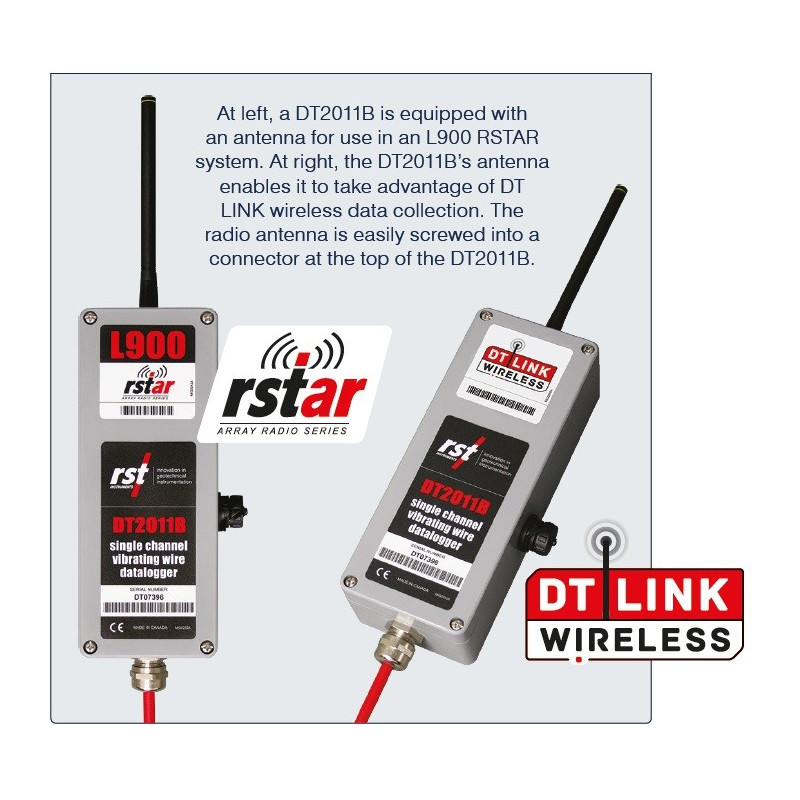 DT2011B Single Channel Vibrating Wire Data Logger