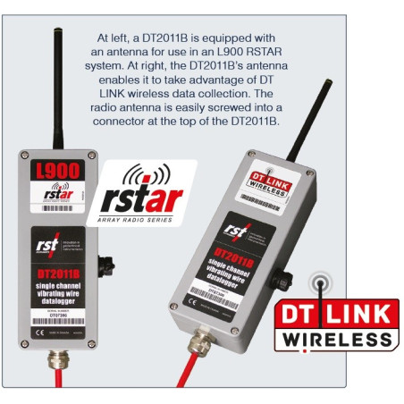 DT2011B Single Channel Vibrating Wire Data Logger