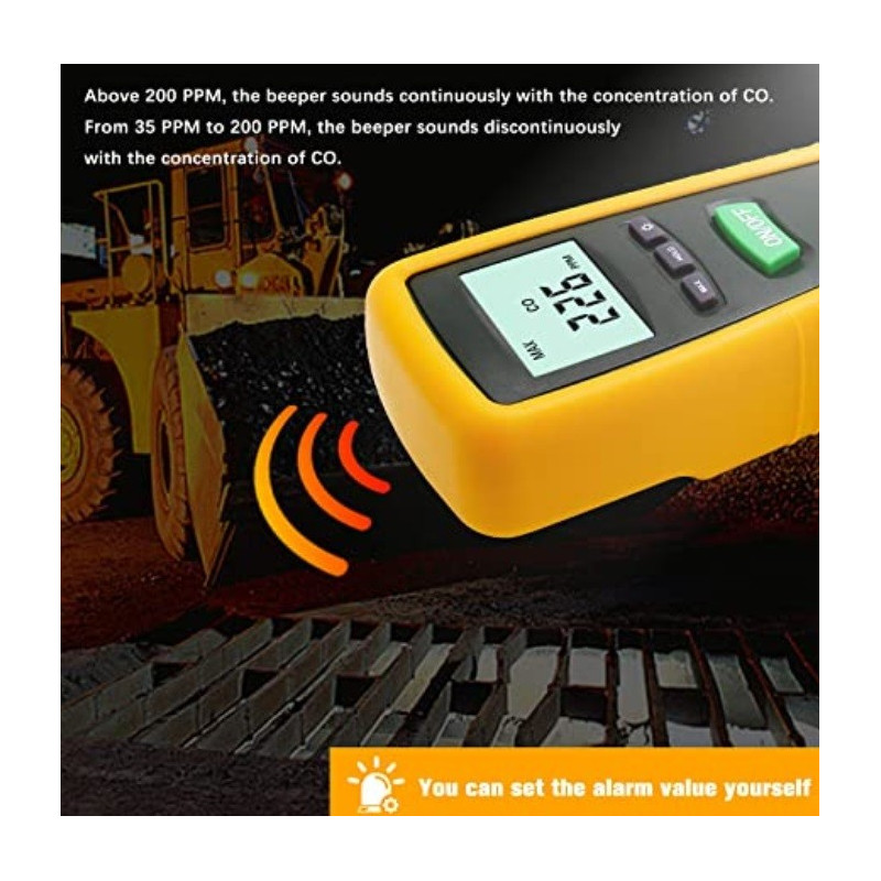 AO-HT-1000 Medidores de Monóxido de Carbono