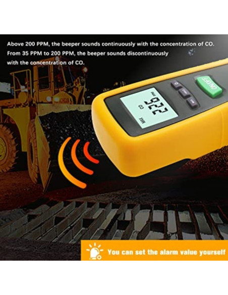 AO-HT-1000 Medidores de Monóxido de Carbono