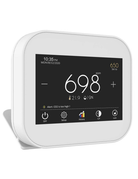 KSW-CO2 Medidor de CO2 e qualidade do ar
