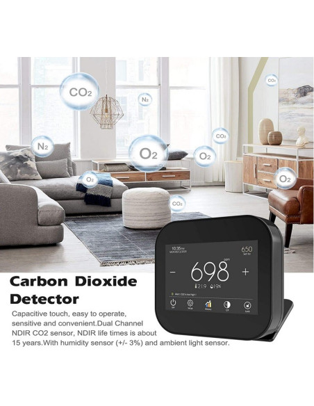 KSW-CO2 CO2 and air quality meter