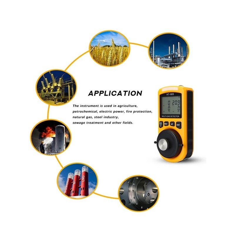 AO-HT-1805 Detector de gas cuatro en uno