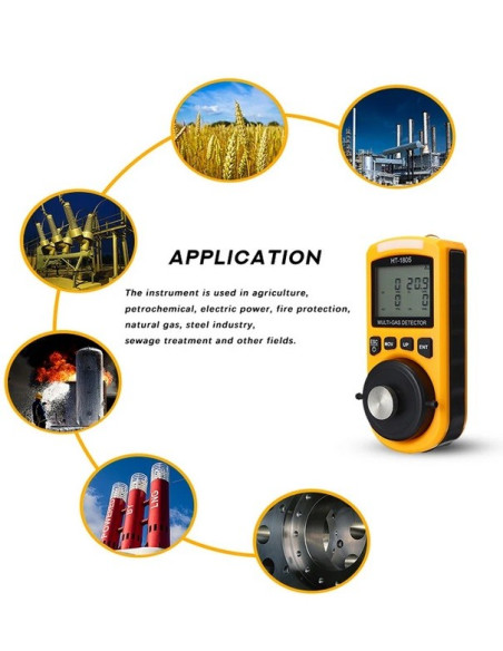 AO-HT-1805 Detector de gas cuatro en uno