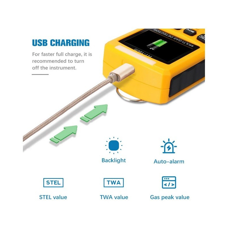 AO-HT-1805 Detector de gas cuatro en uno