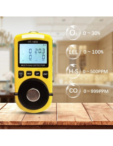 AO-HT-1805 Detector de gas cuatro en uno
