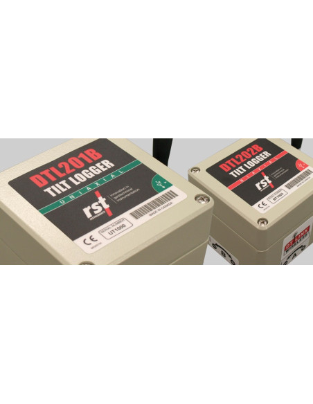 DTL201B/DTL202B: Uniaxial/Biaxial Digital Tilt Loggers