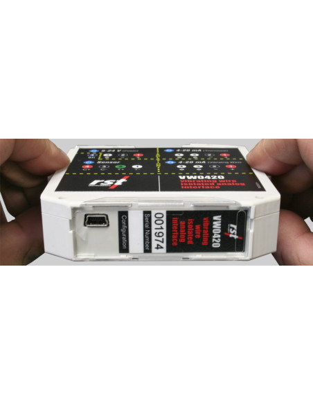 VW0420: Interfaz analógica aislada de hilo vibrante