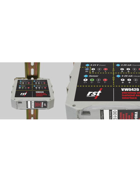 VW0420: Interfaz analógica aislada de hilo vibrante