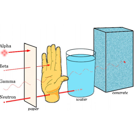 RADEX RD1008 Detector de radiación - Contador Geiger profesional de alta precisión