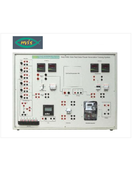 Nvis 436G Sistema de Treinamento de Geração de Energia Solar amarrado à rede