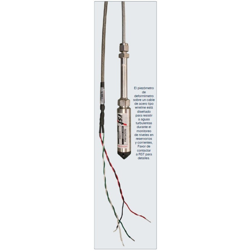 Piezómetro de galgas extensométricas